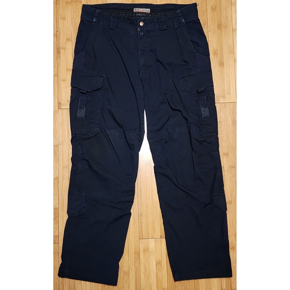 5.11 Tactical Stryke EMS Cargo Utility Work Pants Men 34x28 Black Ripstop 74482